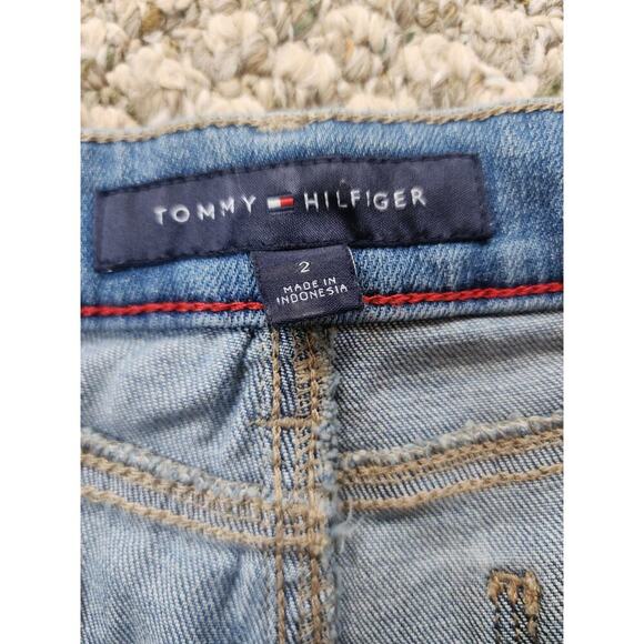 Tommy Hilfiger Size 2 Boyfriend Jeans With Side Stripes - Picture 5 of 10